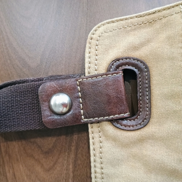 Fossil Brown and Tan Quilted Shoulder Bag - Picture 9 of 12